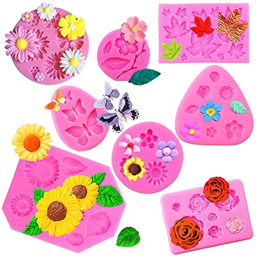 Chic Flower Silicone Cake Chocolate Candy Fondant Sugar Paste Soap Mold DIY Tool Chic Flower Silicone Cake Chocolate Candy Fondant Sugar Paste Soap Mold DIY Tool